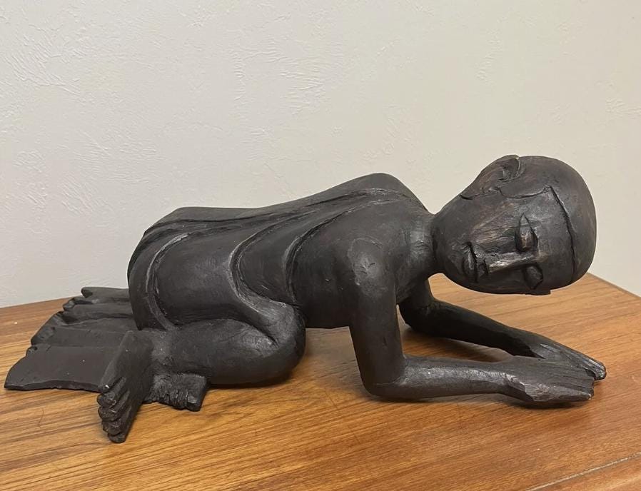 ミャンマー　木彫像　木製　木彫り Yahoo!オークション - 【土】 ビルマ 大型 木彫仏 H148cm