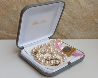 9mm Pearl Velina Reina Necklace, Velina Reina Pearl, White Pearl Necklace, Certificated Pearl Necklace, Antique Pearl Necklace, Velina Reina