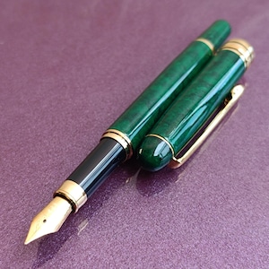 Penna stilografica Iridium Point, Penna stilografica riempita d'oro, Penna stilografica vintage, Penna stilografica, Penna antica, Punta Iridium, Penna stilografica tedesca