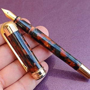 Penna stilografica Iridium Point Germany, Regalo vintage, Penna stilografica vintage, Penna stilografica, Penna antica, Vecchia penna stilografica, Penna a inchiostro riempita d'oro