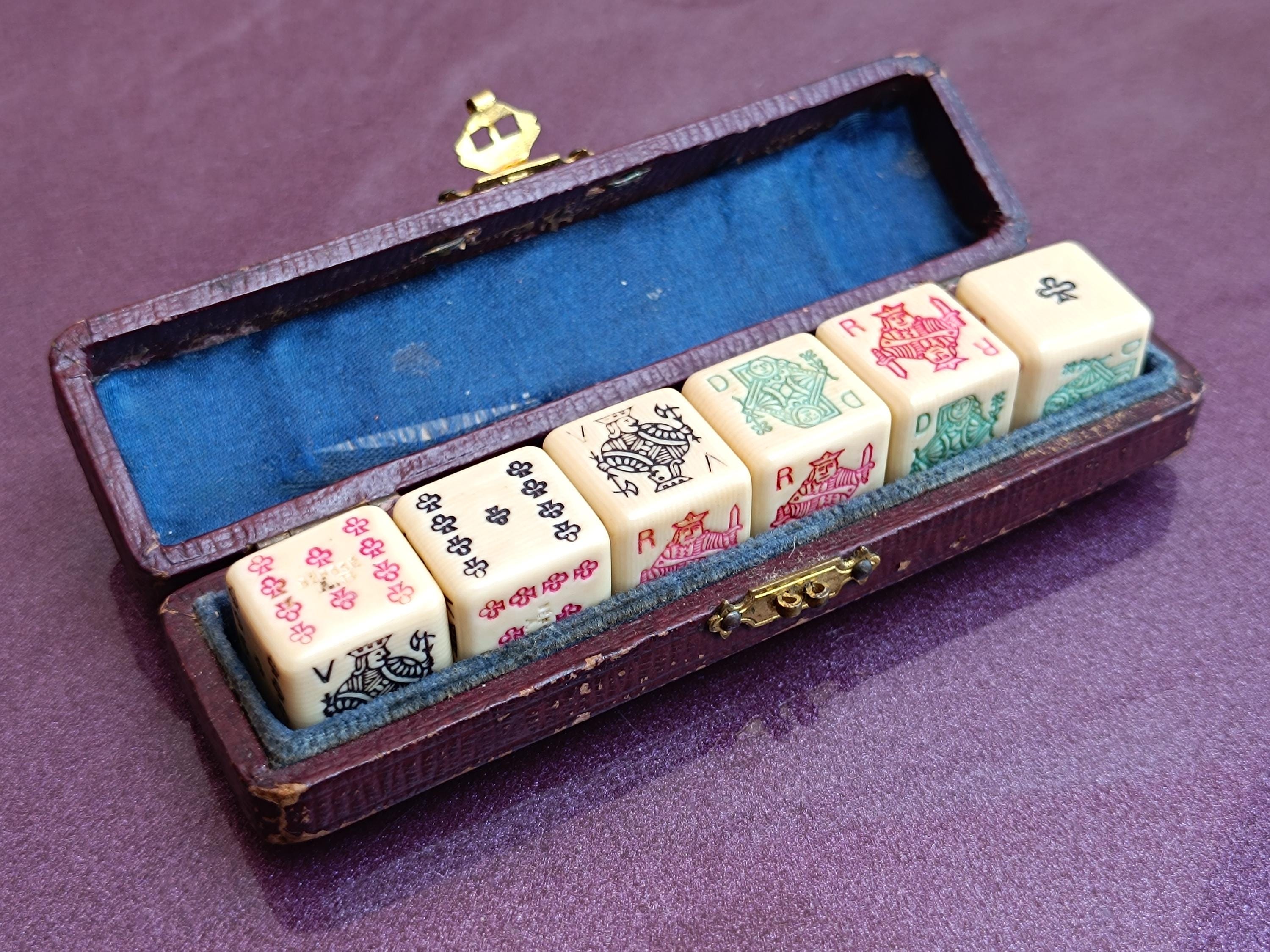 ヴィンテージ　希少　ポーカーダイス　セット Vintage poker dice - Etsy 日本