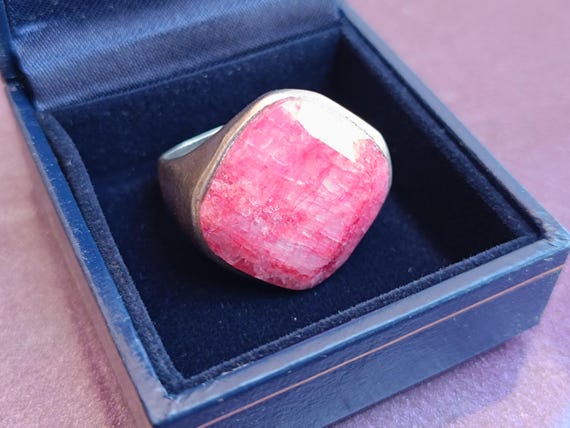 925 Silver Ruby Ring, Ruby Silver Ring Silver, Si… - image 10