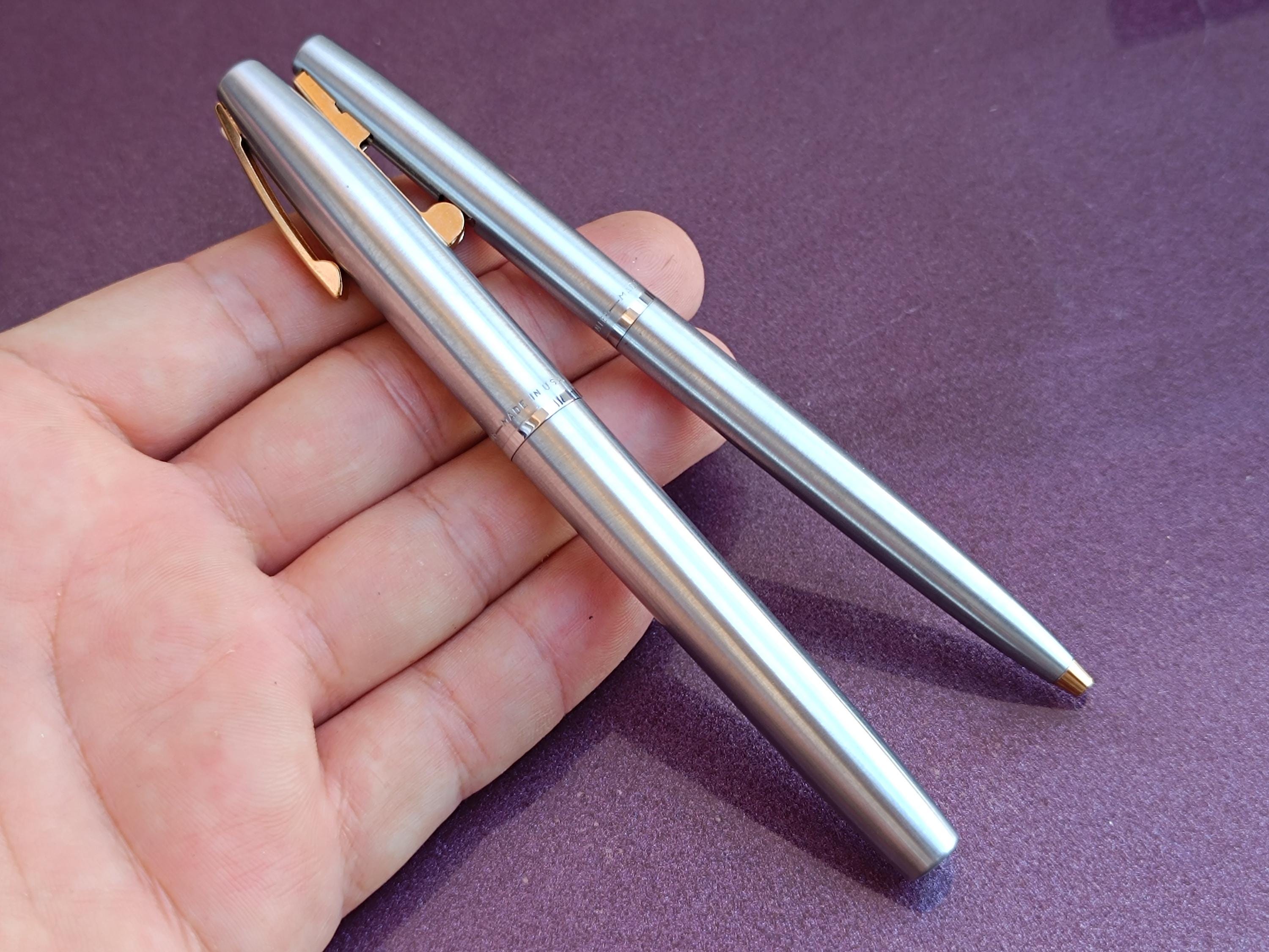 14Kゴールドペン先シェーファー万年筆とボールペンセット、585