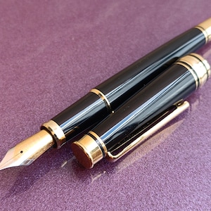 Penna stilografica Pierre Cardin, penna stilografica, penna stilografica riempita d'oro, penna stilografica vintage, penna a inchiostro retrò, penna stilografica antica, penna a inchiostro