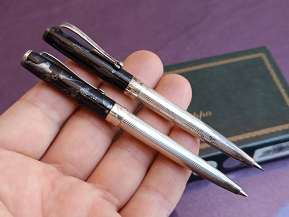 925 シルバー モンテグラッパ ボールペンと鉛筆、シルバー ボールペン