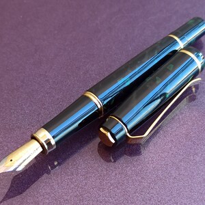 Vintage Füllfederhalter, Gold gefüllter Füllfederhalter, Vintage Füllfederhalter, Füllfederhalter, antiker Stift, Iridiumspitze, Deutschland Füllfederhalter
