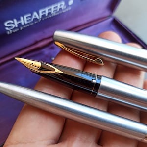 Sheaffer 14K Gouden Penpunt, Vulpen en Balpen SET, 585 Gouden Penpunt, Vulpen, Vintage Vulpen, Antieke Vulpen, USA Pen