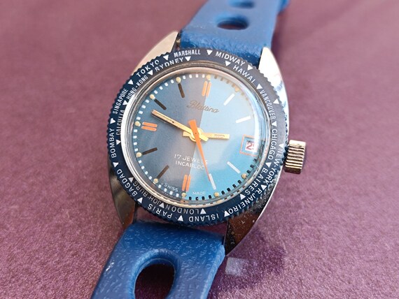 1980s BLATTINA 17 Rubis Swiss Mechanical Watch, Vinta… - Gem