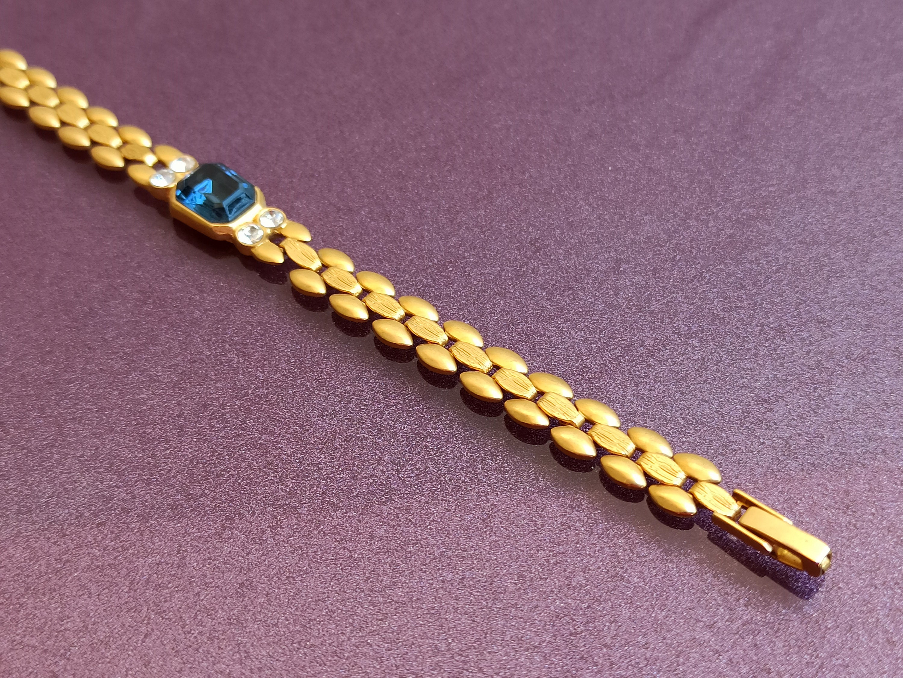 Vintage Gold Plated Bracelet Retro Gold Plated Bracelet Gold Etsy