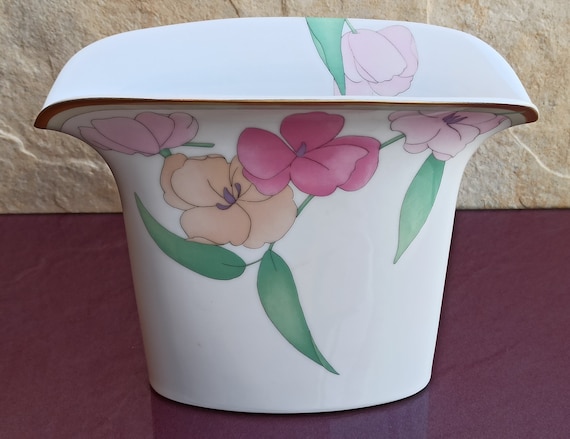 ビンテージフッチェンロイターレオナールドイツ磁器ベース