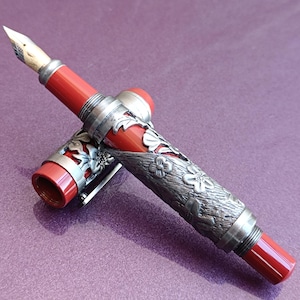 Moulin Rouge Füllfederhalter, Iridium Point Germany Füllfederhalter, Vintage Tintenstift, Retro Füllfederhalter, Füllfederhalter, Alter Tintenstift, Tintenstift