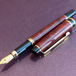 Iridium Point Füllfederhalter, Gold gefüllter Füllfederhalter, Vintage Füllfederhalter, Füllfederhalter, antiker Stift, Iridium Point, Deutschland Füllfederhalter