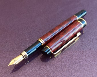 Iridium Point Fountain Pen, Gold Filled Fountain Pen, Vintage Fountain Pen, Fountain Pen, Antique Pen, Iridium Point, Germany Fountain Pen