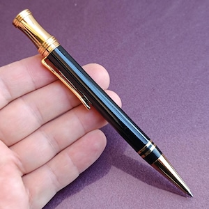 Goldgefüllter Kugelschreiber mit Hund, Vintage Kugelschreiber, Kunststift, Kugelschreiber, Retro Kugelschreiber, Goldgefüllter Stift, Vintage Stift