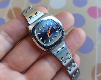 Mechanical CETIKON De Luxe Watch, Swiss Watch, Mechanical Watch, Vintage Watch, Antimagnetic Watch, Unisex Watch, Back Dustproof