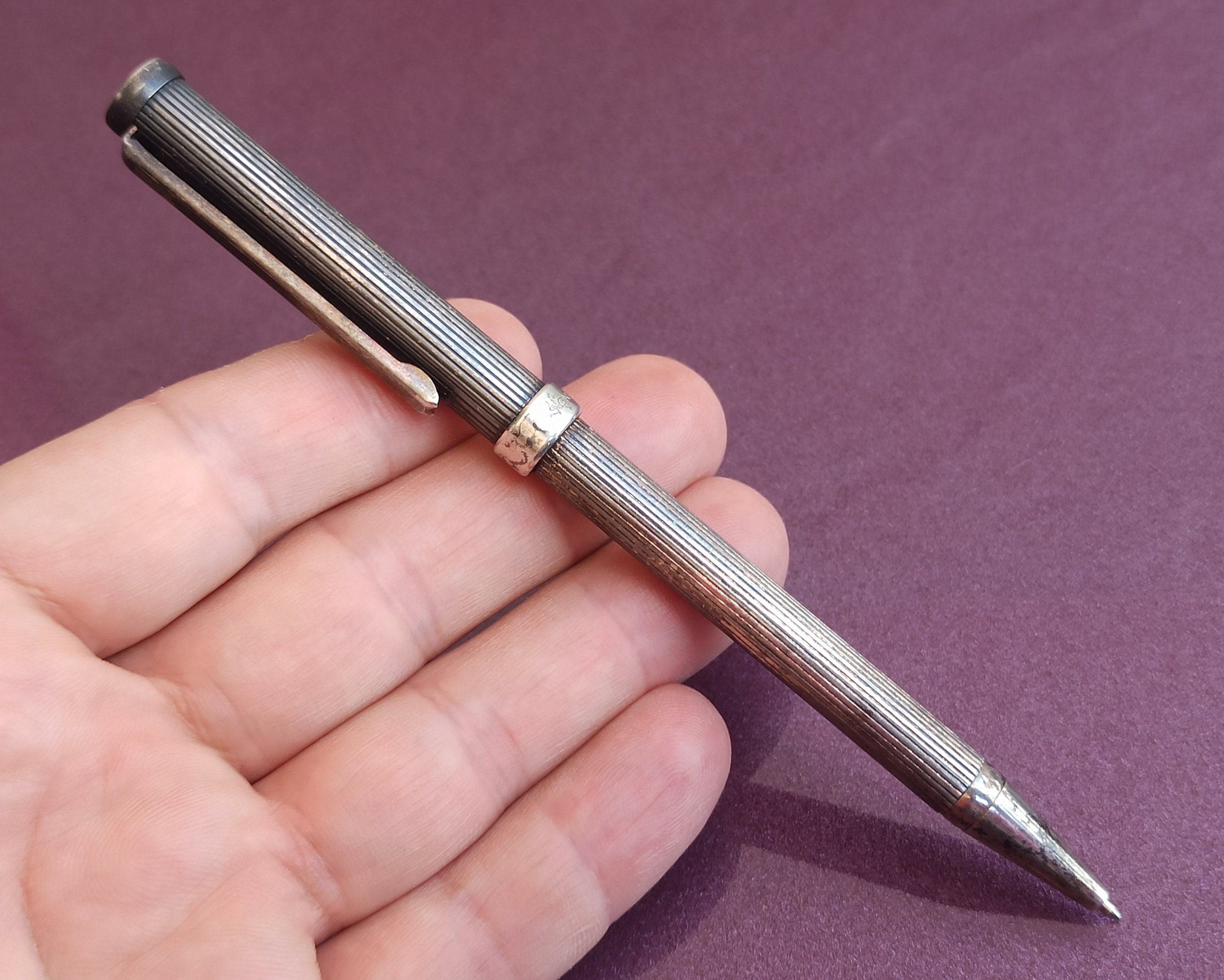 SIGNUM 925 Silver Ballpoint Pen, 925 Sterling Silver Pen, Vintage