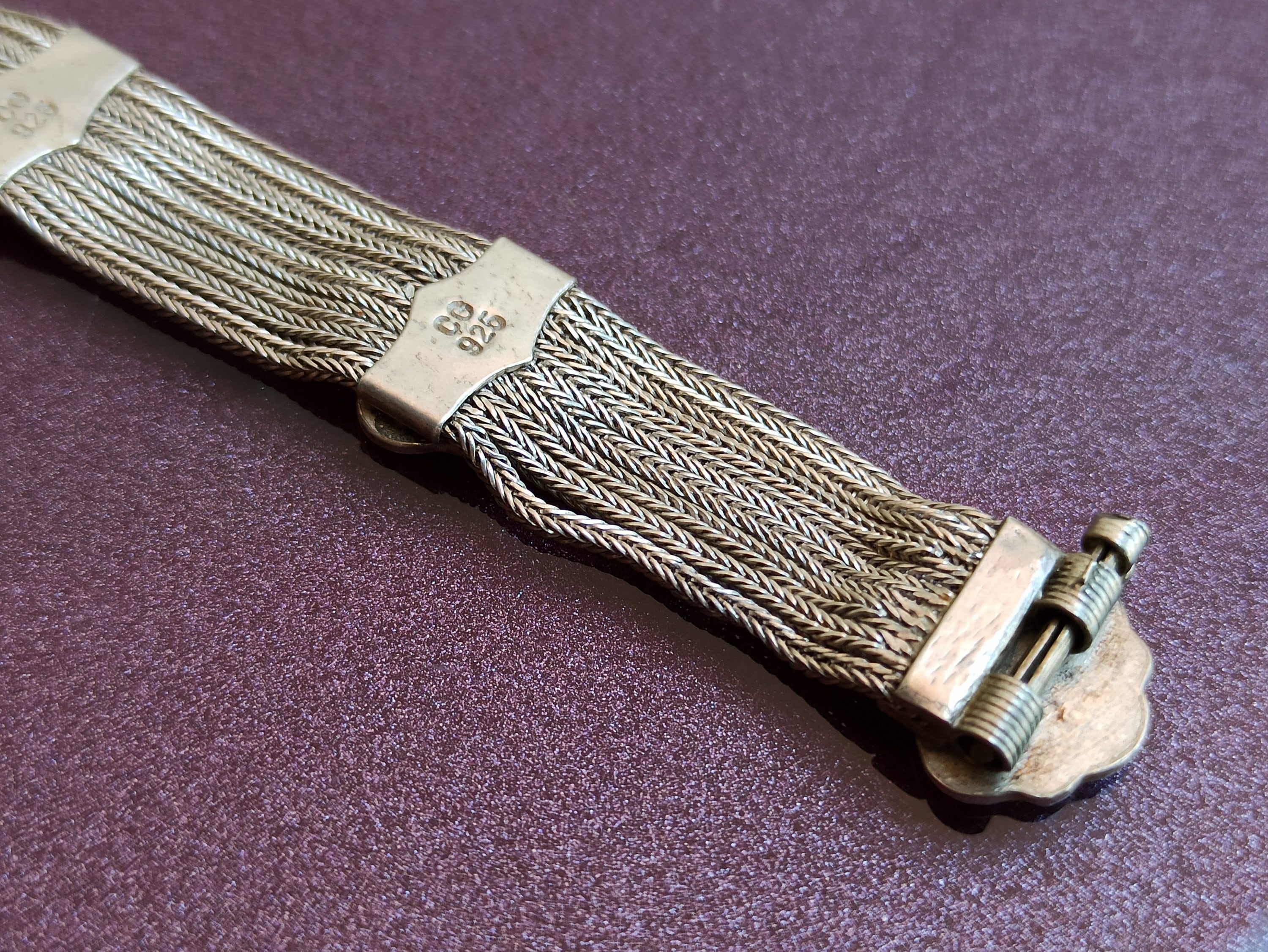 70's vintage silver925 necklace＆bracelet Beautiful Vintage Circa 1970s Decorative Unique Statement