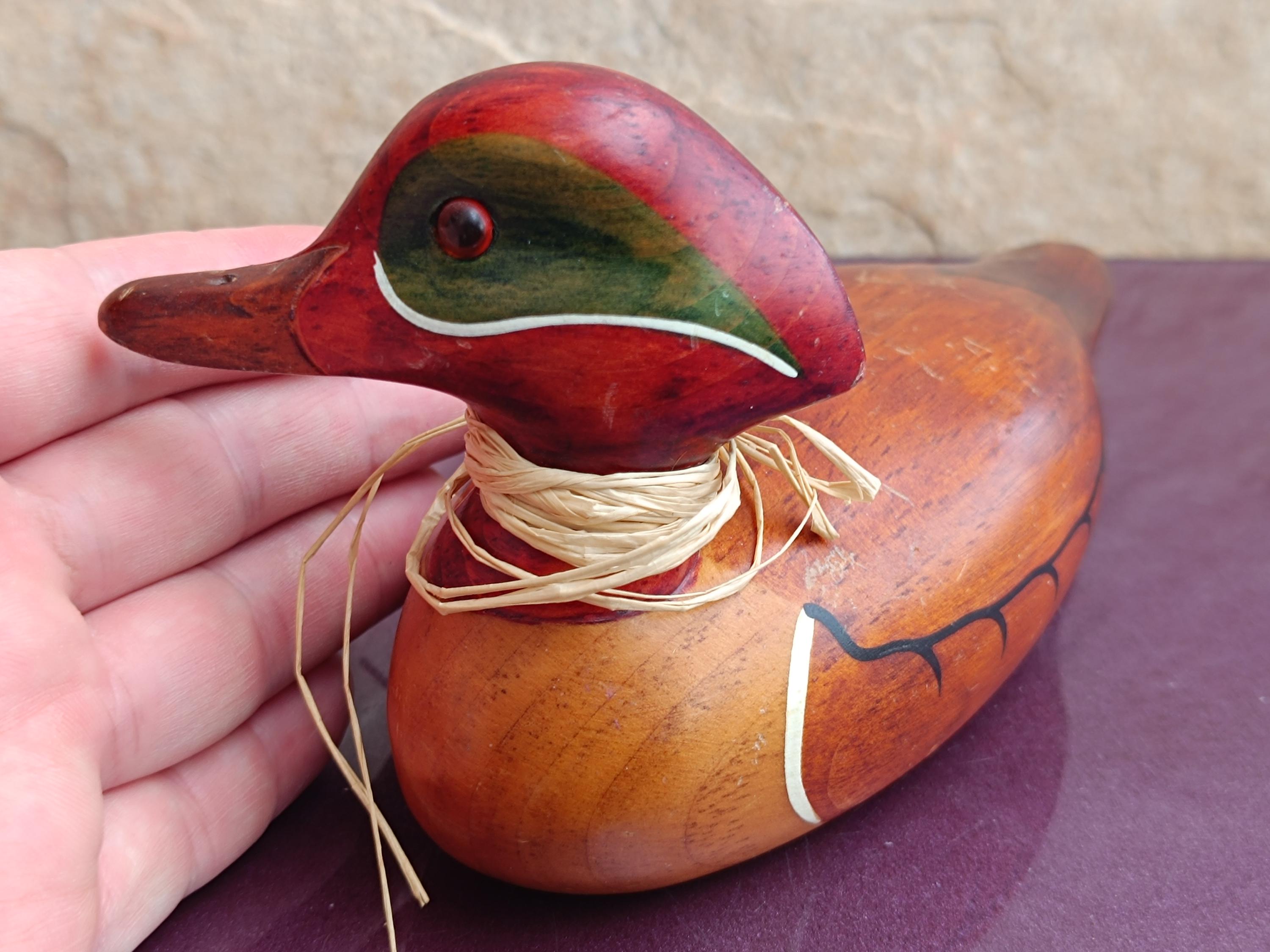 Country Traditions Cambridge Ontario Wood and Hand Painted Duck
