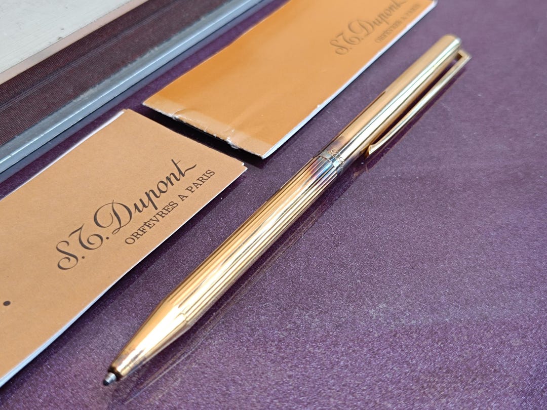 Buy 925 Silver S.T. Dupont Ballpoint Pen in Original Box, Sterling