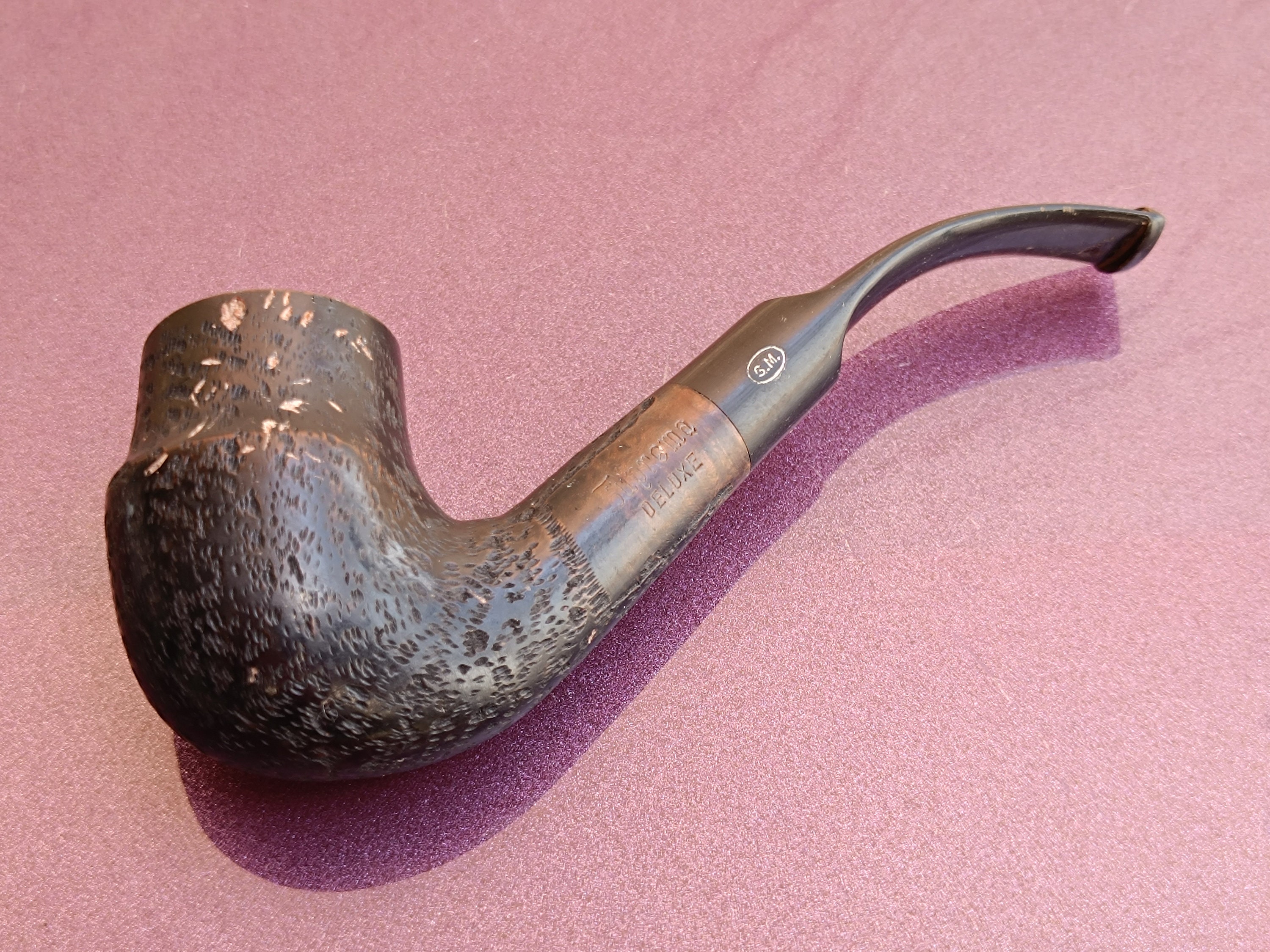 SUPREMA DELUXE Smoking Pipe, Antique Smoking Pipe, Briar