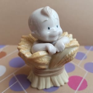 Lladro Nao Baby, Vintage Porcelain, Collectable, Nao By Lladro, Lladro Baby, Baby In Wheat, Nao Spanish Figurine, LLadro Ceramic, Hand Made