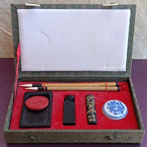Conjunto de selo de cera chinês 1960, presente oriental, selo de leão, selo de dragão, lembrança asiática, arte asiática, decoração de casa, lembrança oriental, selo de pedra