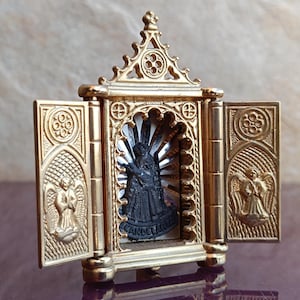 Figurine Virgen de la Candelaria, Statue religieuse, Figure religieuse, Statue de la Vierge Marie, Figures catholiques, Vierge de Candelaria