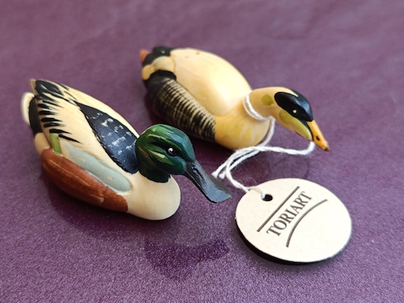 1960s TORIART ANRI Wildlife Collection Shoveler and Common Eider