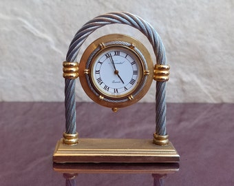 NOVESTEL Quartz Bronze Watch, Small Table Clock, Bronze Japan Watch, Antique Watch, Vintage Table Clock, Novestel Watch, Old Japan Watch