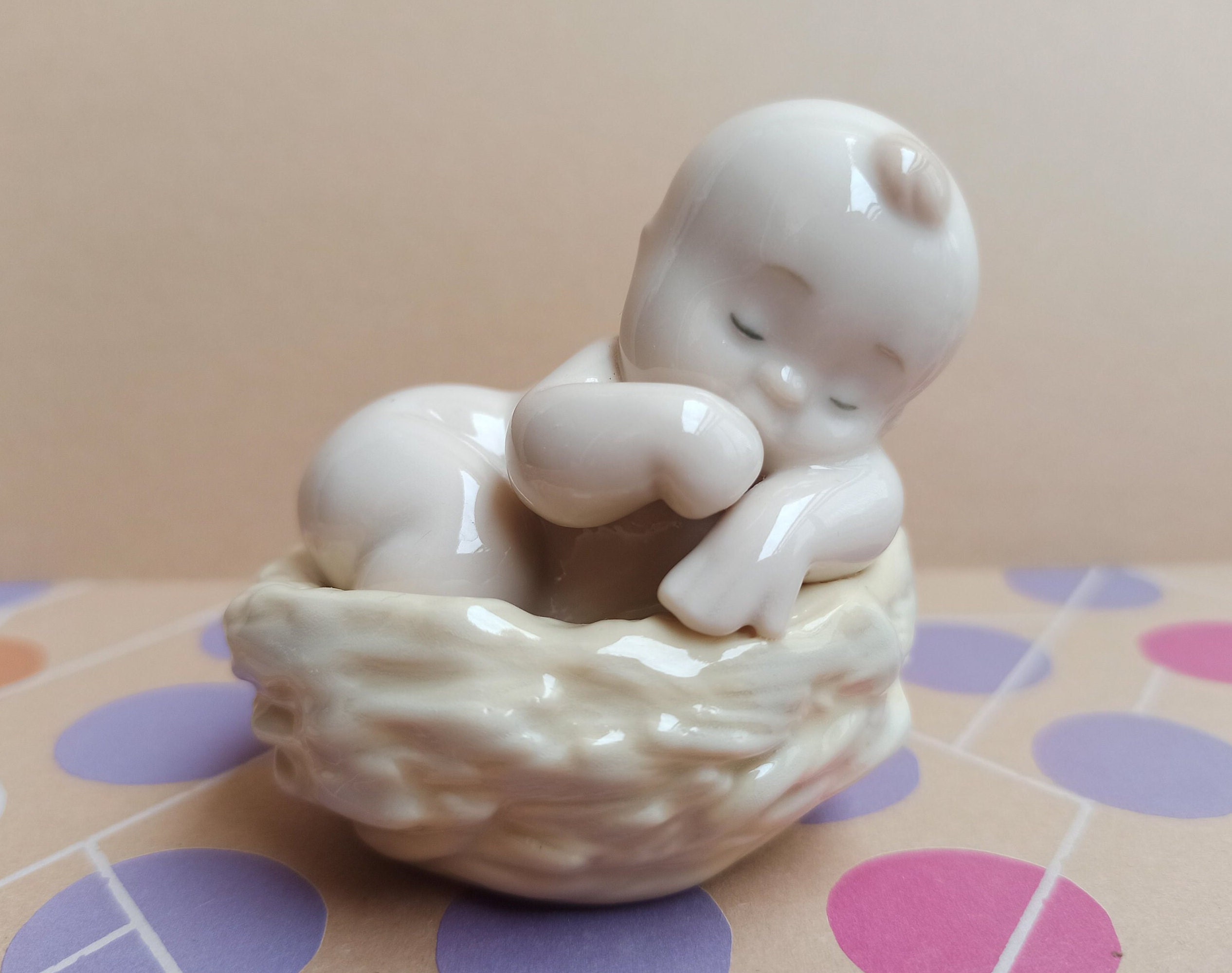 高質で安価 baby Lladro - 日本 Etsy 置物