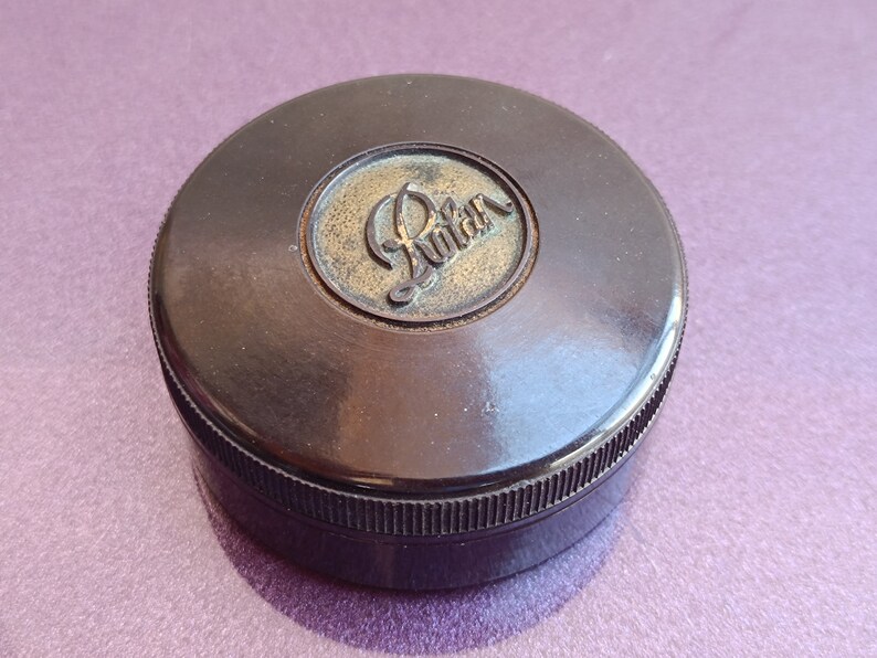 1930 Bakelite Box, Bakelite Round Box, Bakelite Box, Vintage Bakelite ...