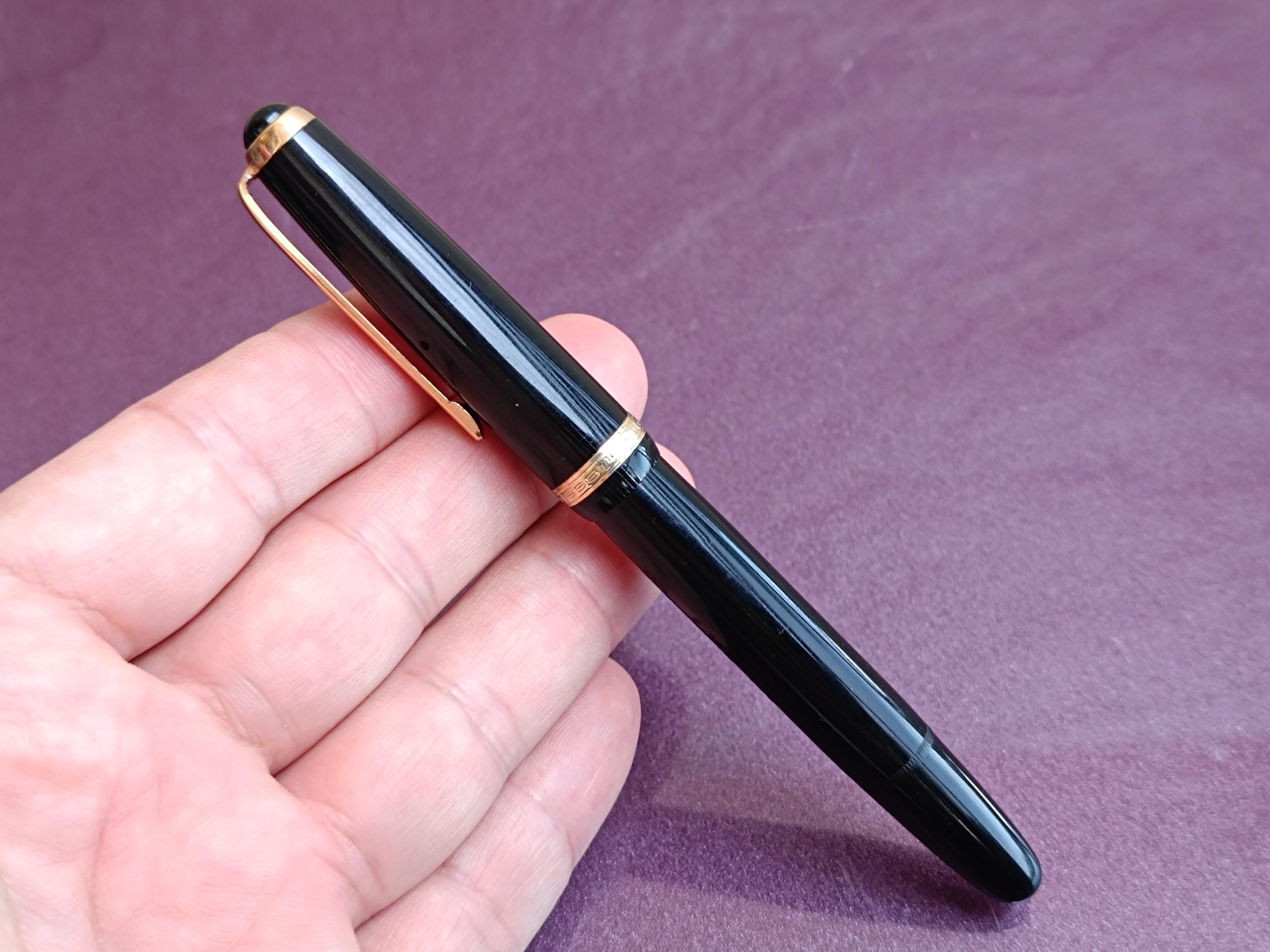 14K Gold Nib, Gold 585 Airless Fountain Pen, Union Fairly