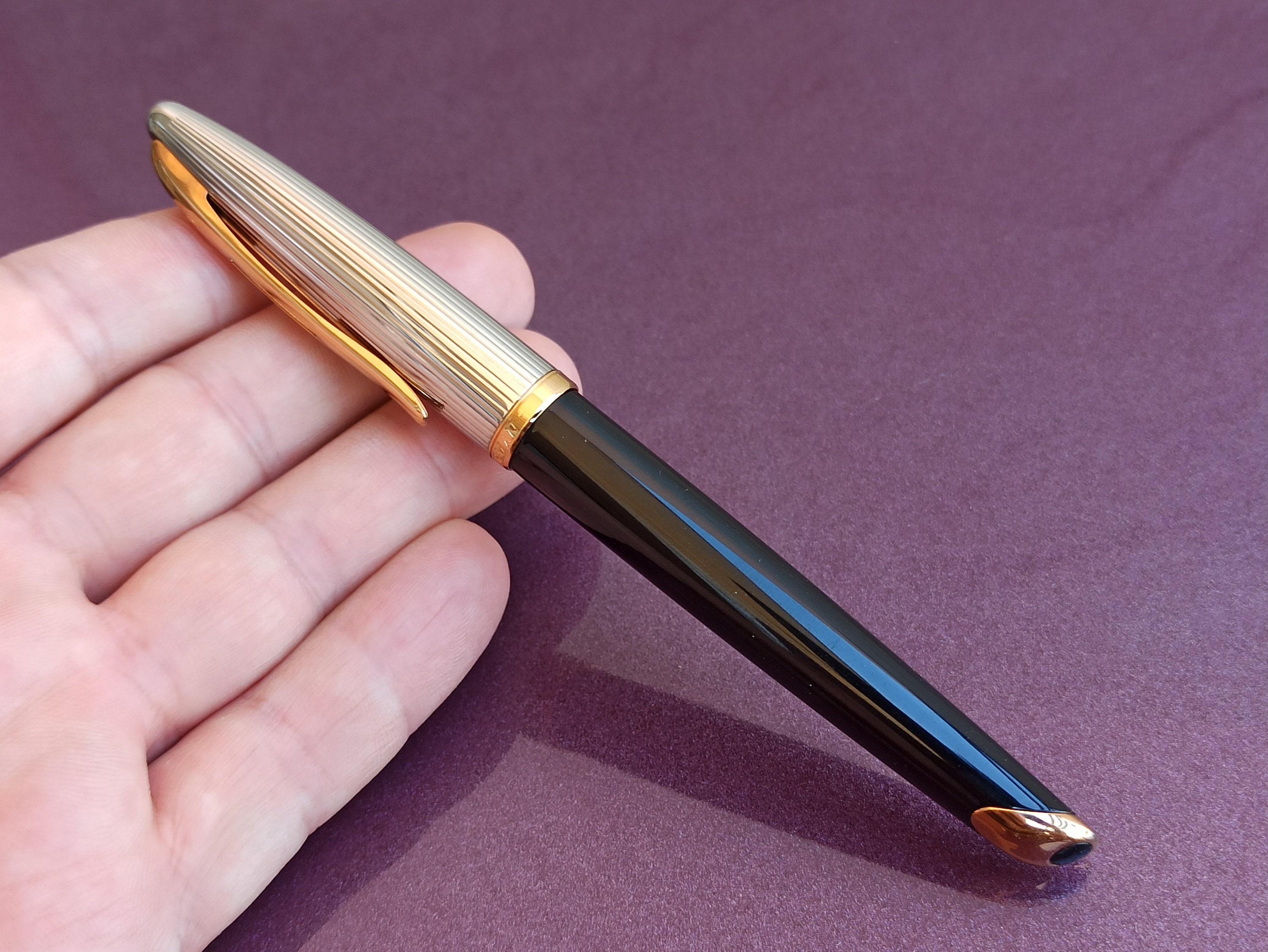 WATERMAN ウォーターマン 万年筆 ゴールド 18K 750 18K ゴールドペン先ウォーターマン万年筆、ヴィンテージ万年筆