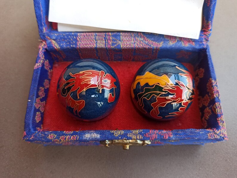 Buddhist Balls Chinese Meditation Ball Baoding Balls Zen Etsy