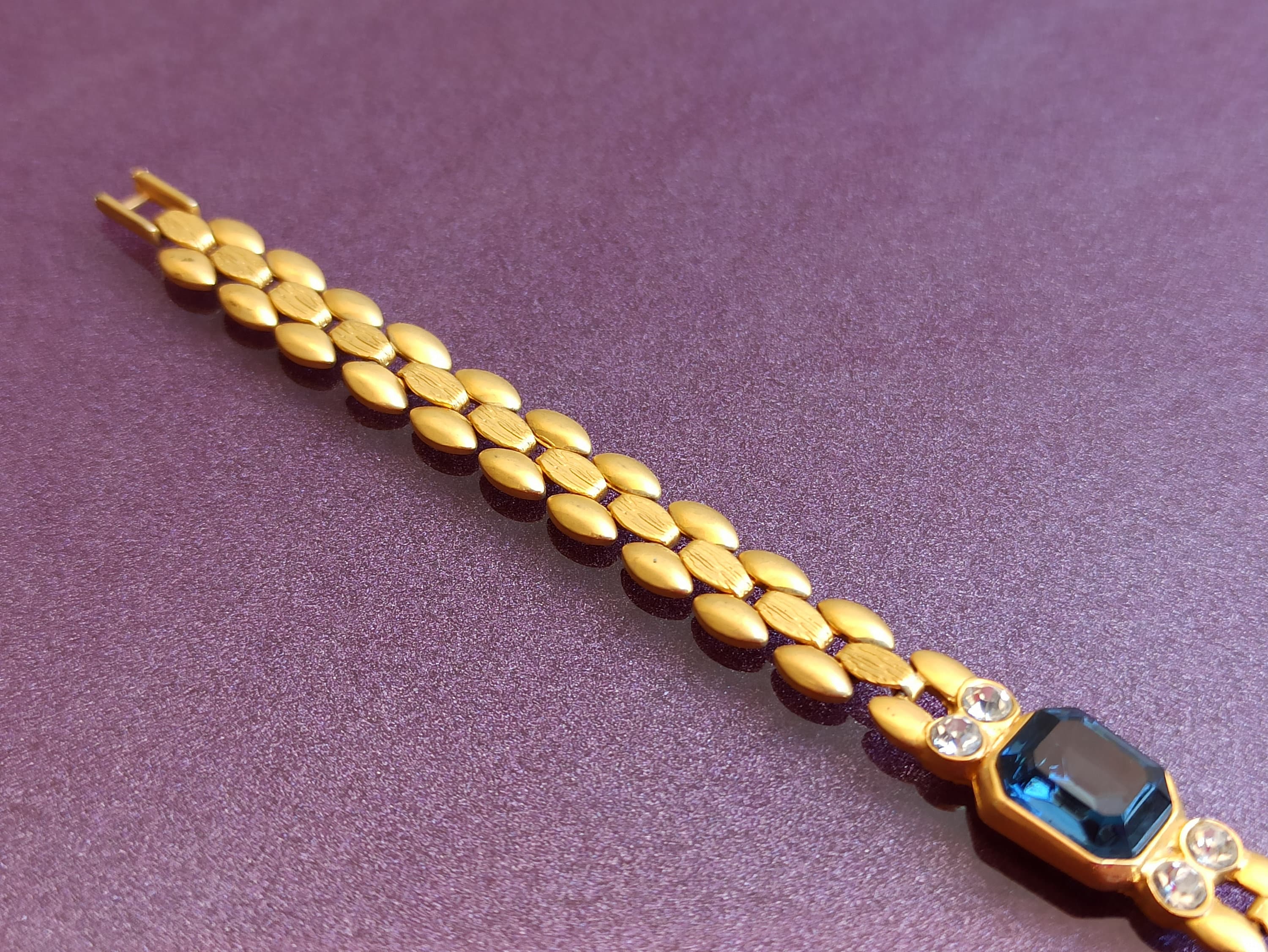 Vintage Gold Plated Bracelet Retro Gold Plated Bracelet Gold Etsy