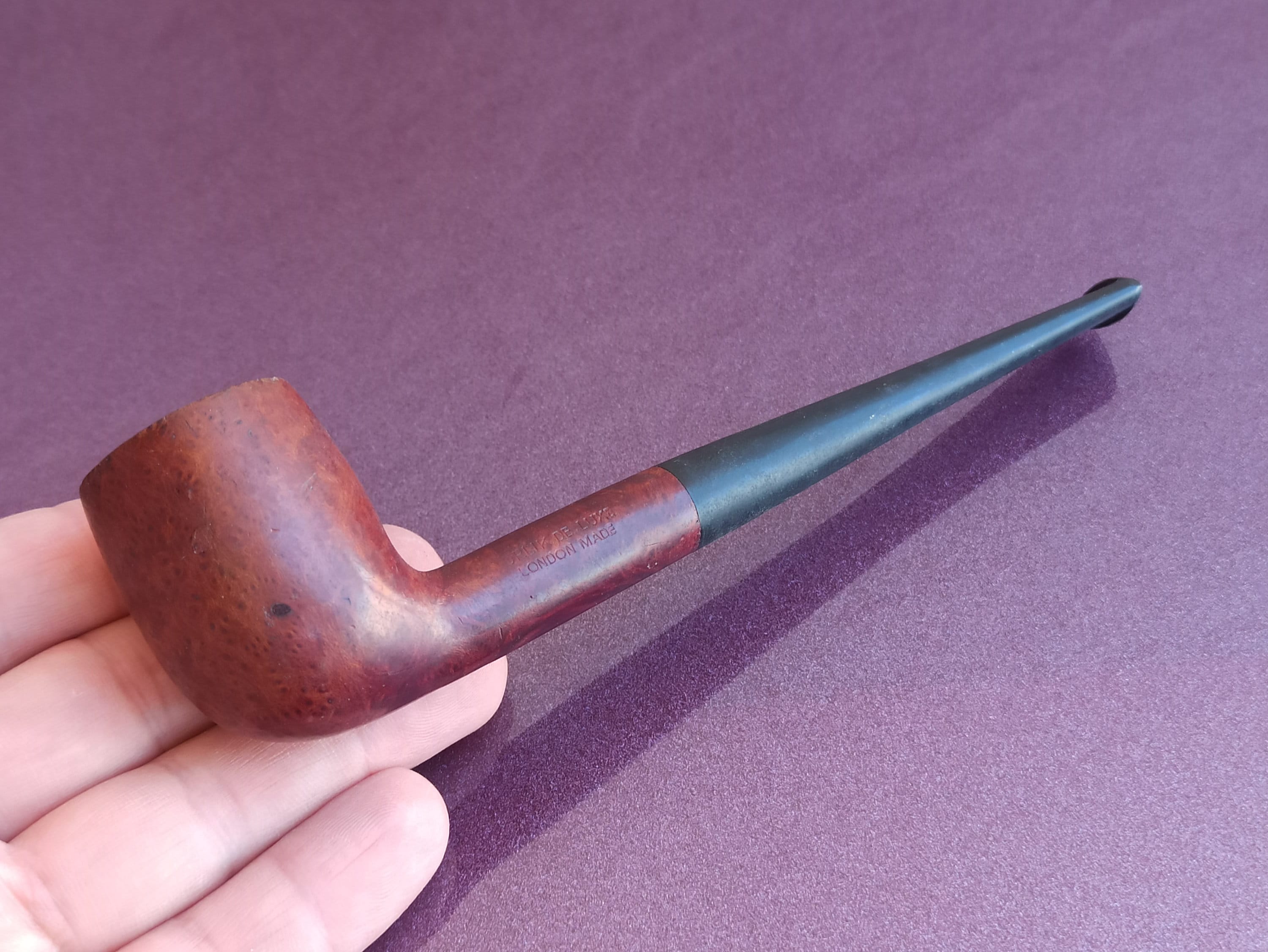 Golding OLD BRIAR ビンテージ ブライヤーパイプ 蓋付き ORLIK de LUXE ロンドン製 喫煙パイプ イギリス製 ビンテージ