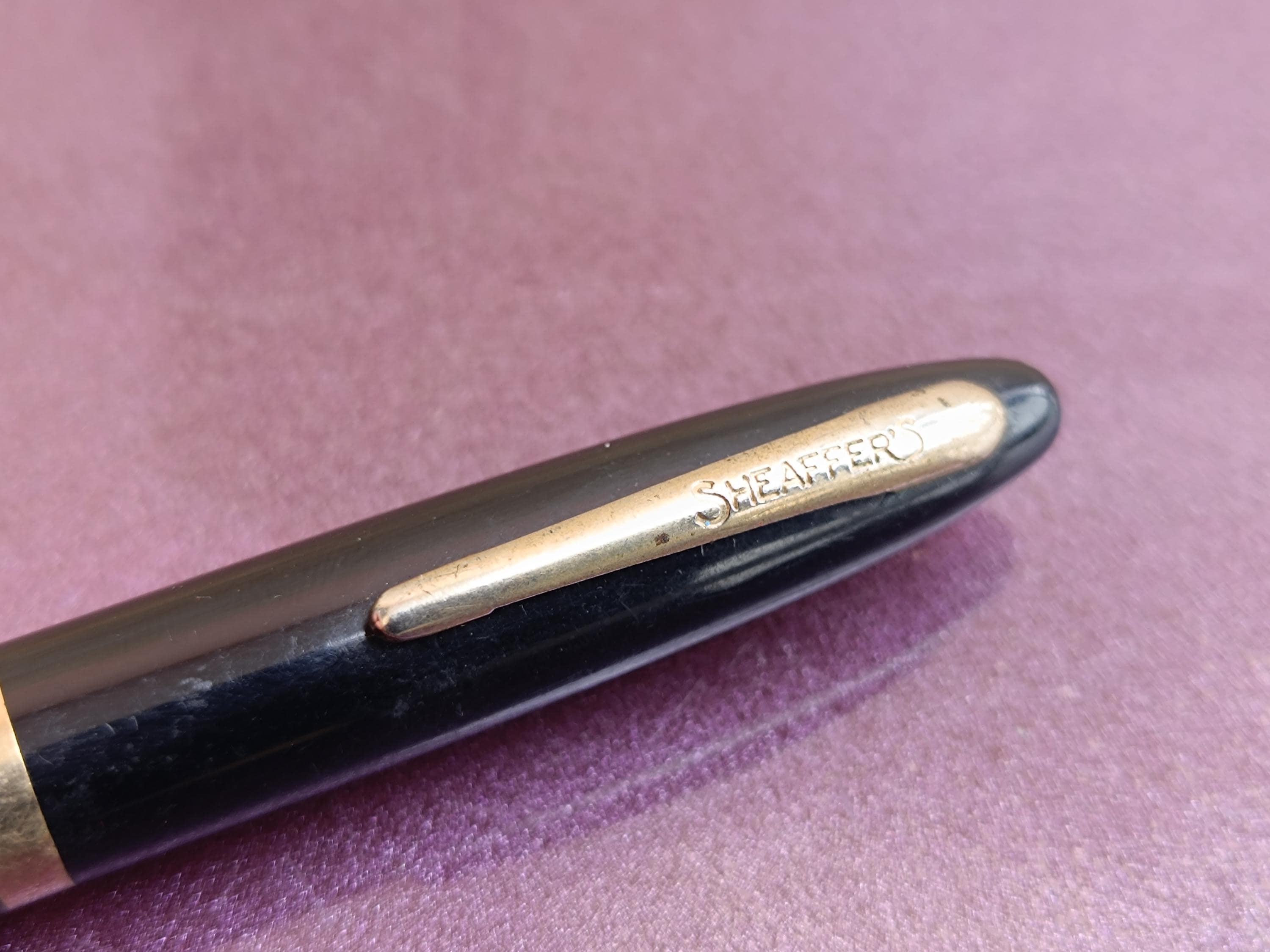 14K Gold Nib Sheaffer Fountain Pen, 585 Gold Nib, Vintage Fountain