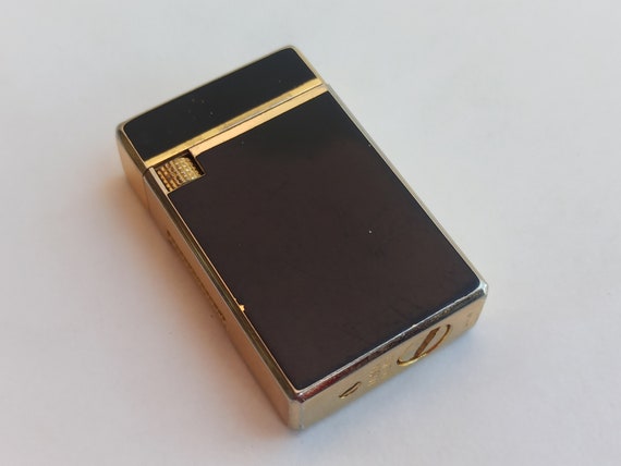 HADSON TRIUMPH Gas Lighter Vintage Lighter Untested Gold -
