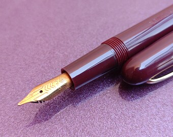 14K ゴールドペン先 OMAS 555 ブレベット万年筆、ヴィンテージ万年筆