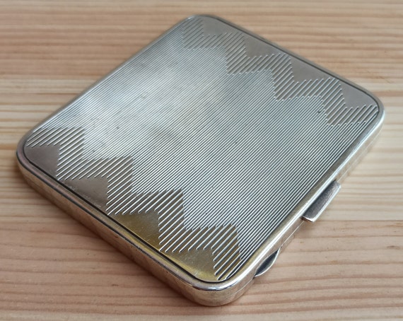 small silver cigarette case 101g Silver Cigarette Case, Antique Silver Cigarette Case, Sterling Silver  Case, Solid Silver Gift, Vintage Cigarette Case, Made in France