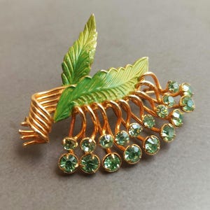 Vintage Brooch, Czech Glass Brooch, Filigree Czech Brooch, Bohemian Jewellery, Lovely Filigree Brooch, Lovely Vintage Style, Antique Brooch