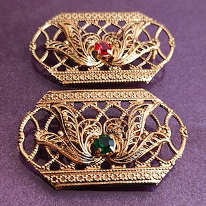 Vintage Brooch, Czech Glass Brooch, Filigree Czech Brooch, Bohemian Jewellery, Lovely Filigree Brooch, Lovely Vintage Style, Retro Brooch