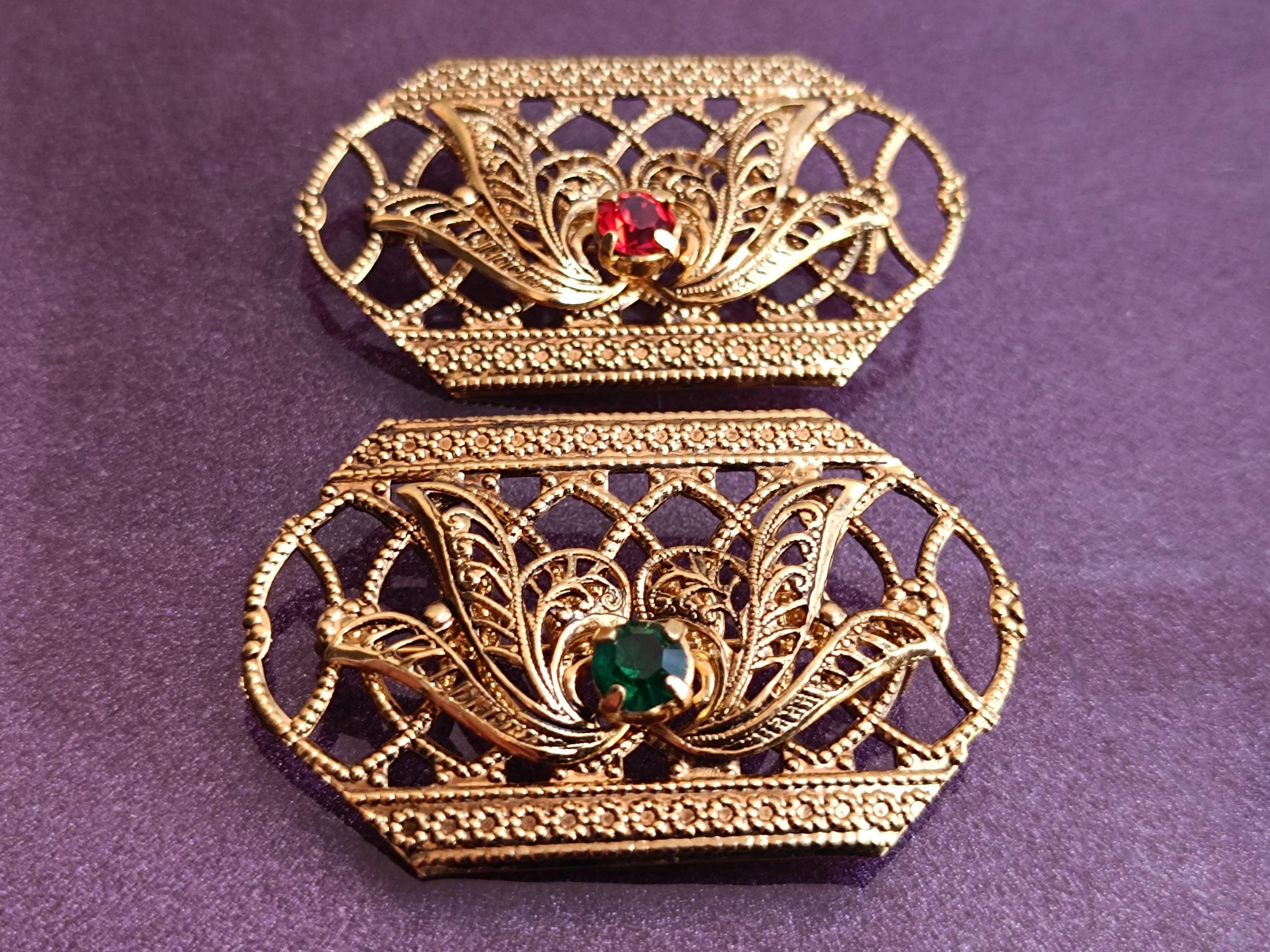 Czech Brooch - Etsy