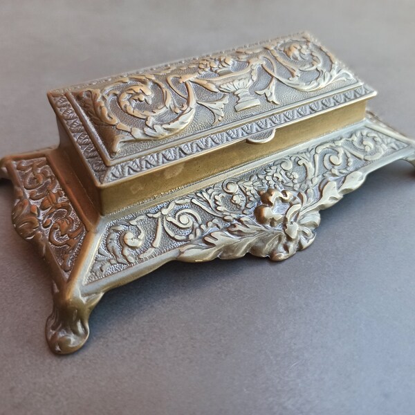 Decorative Brass Box Etsy