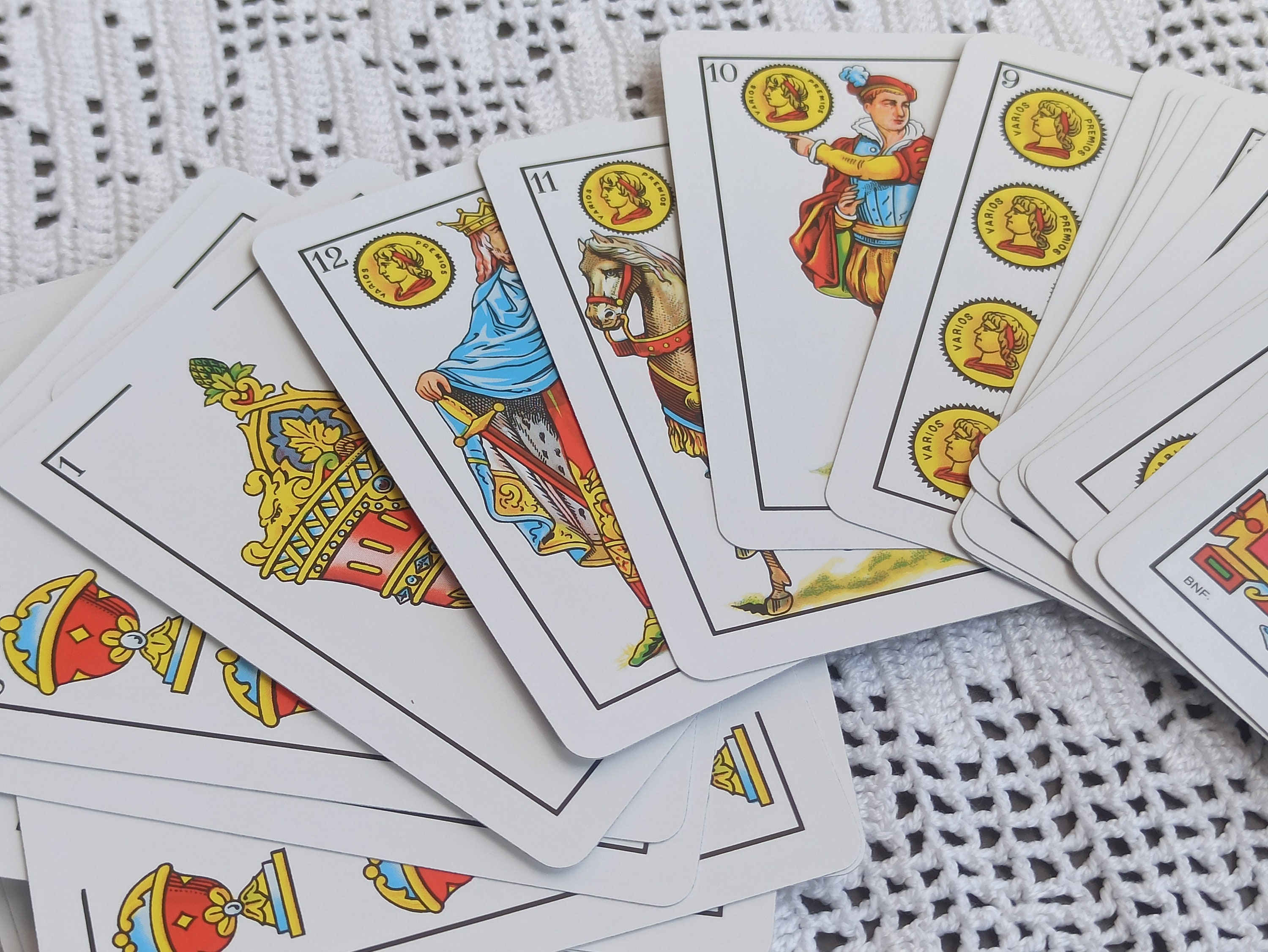 Naipes Fibra MARFIL Card Game, Heraclio Fournier, Varios