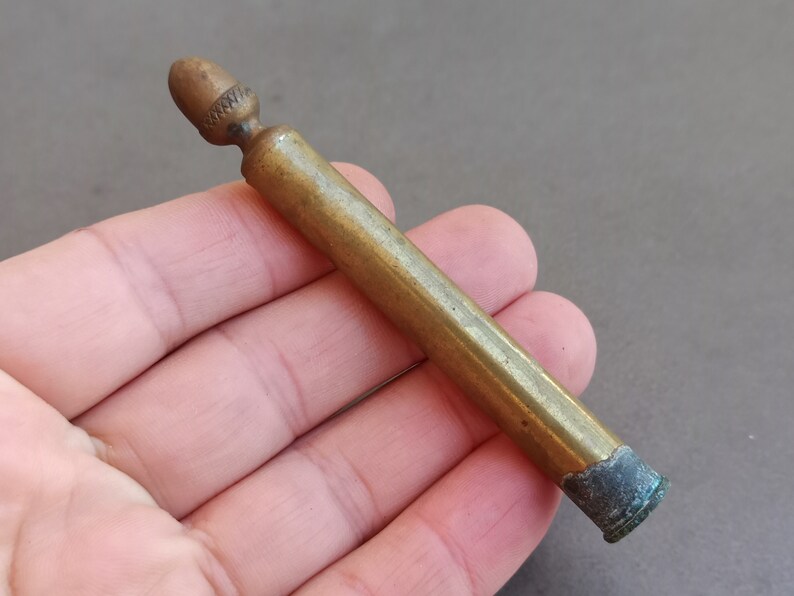 Brass Pipe Tamper Vintage Pipe Tool Metal Tamper Antique Etsy