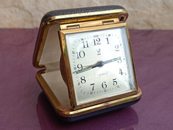 JAZ 7 JEWELS Alarm Clock With Mechanical Mechanism, Vintage Alarm