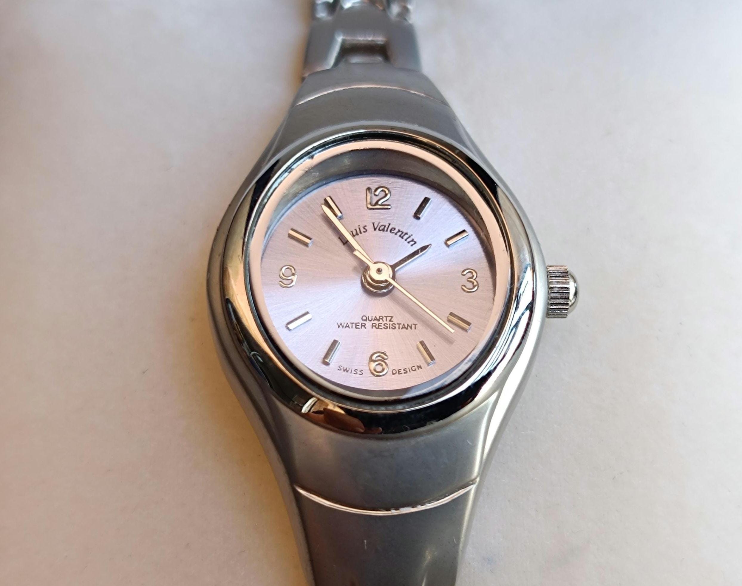 Valentin Quartz Water Resistant Reloj Louis Valentin Mujer Precios