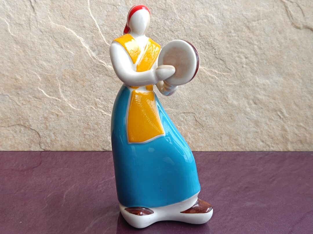 ガロス(galos)  フィギュリン 置物 1980s GALOS Spanish Design Porcelain Figurine, Vintage Porcelain