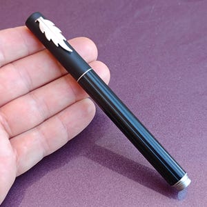 Penna stilografica, penna stilografica riempita d'oro, penna stilografica vintage, penna stilografica, penna antica, punta iridio, penna stilografica in metallo